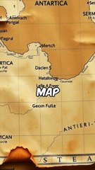 Ancient Map of Antarctica Without Ice