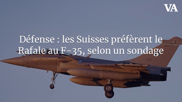 Défense : les Suisses préfèrent le Rafale au F-35, selon un sondage