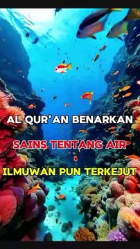 Kebenaran Al Qur'an Menurut Sains Tentang Air
