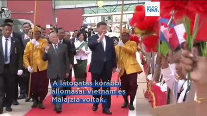 Kambodzsában tárgyal a kínai elnök a kereskedelem fellendítéséről