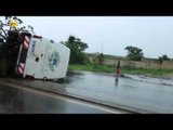 Terrible accident à Diamniadio - Un camion se renverse - 19 Aout 2015