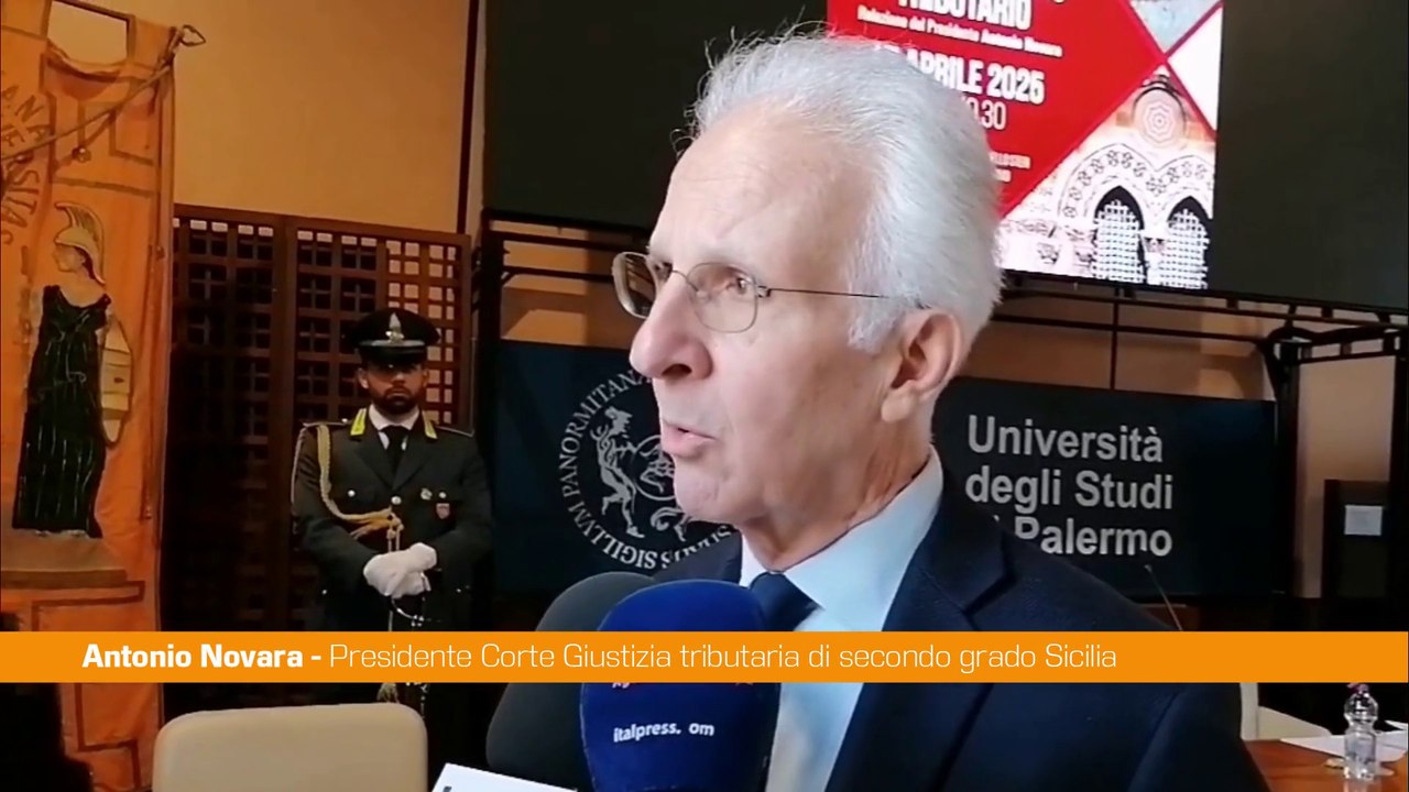 Giustizia tributaria, Novara "+32% procedimenti nel 2024 in Sicilia"