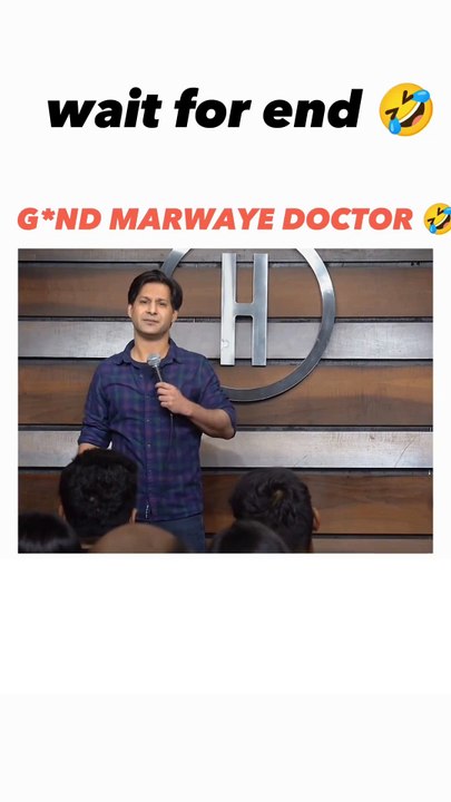 😂 Doctor Ne Kaha: G@nd Marwa Lo! | Standup Comedy #FunnyShorts