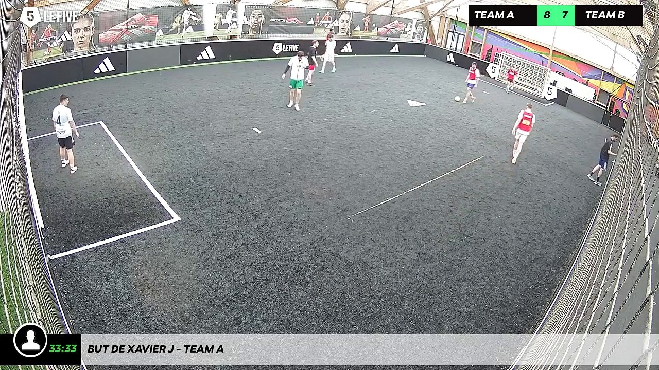 But de Xavier J - Team A