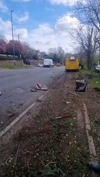 Fire engine in crash on 999 call-out