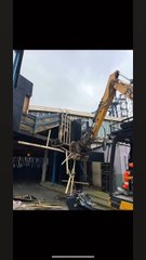 Demolition work at Pleasure Beach Resort for new £8.7m gyro swing ride