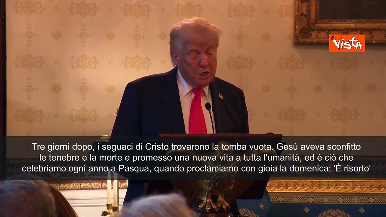 Trump ospita cena di preghiera per la Pasqua: Gesù Risorto è essenza fede cristiana