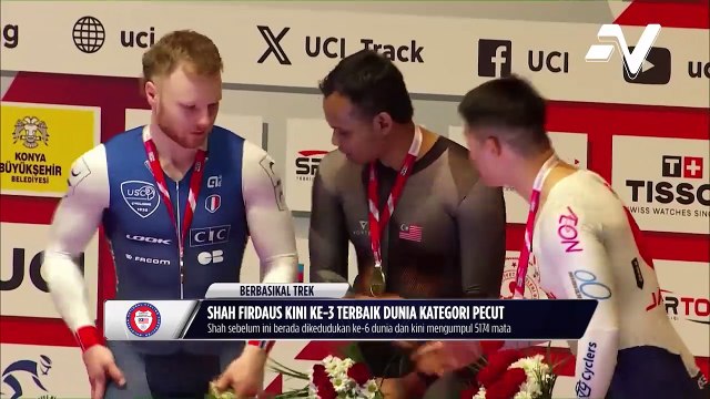 Shah Firdaus kini ke-3 terbaik dunia dalam kategori Pecut