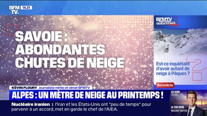 Est-ce inquiétant d'avoir autant de neige à Pâques? BFMTV répond à vos questions