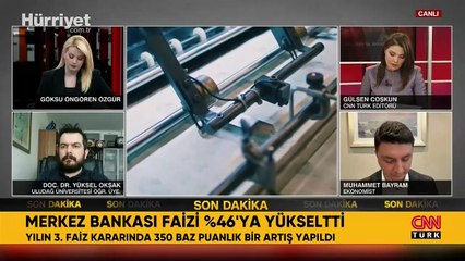 Merkez Bankası faiz kararını açıkladı