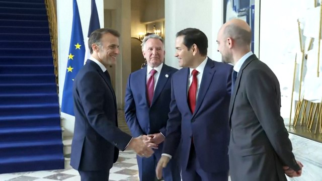 Guerre en Ukraine : Macron accueille Rubio et Witkoff à l'Elysée