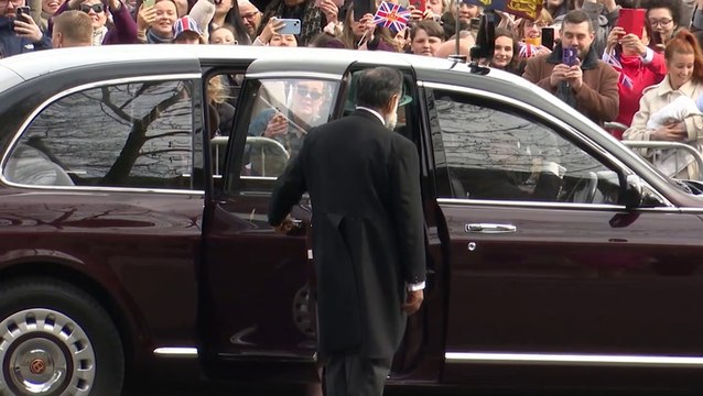 King Charles and Queen Camilla greeted by well-wishers and protesters at Royal Maundy Service