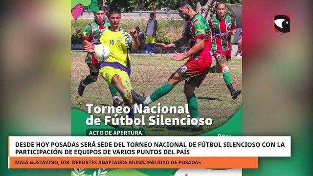 Desde hoy Posadas será sede del Torneo Nacional de Fútbol Silencioso con la participación de equipos de varios puntos del país