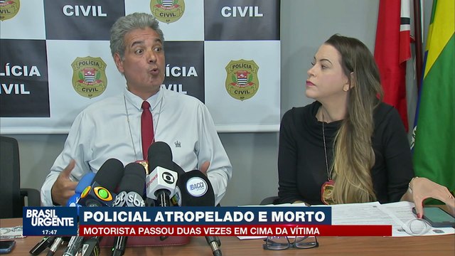 Policial morre após ser atropelado duas vezes