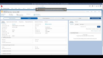 Opportunity Projections