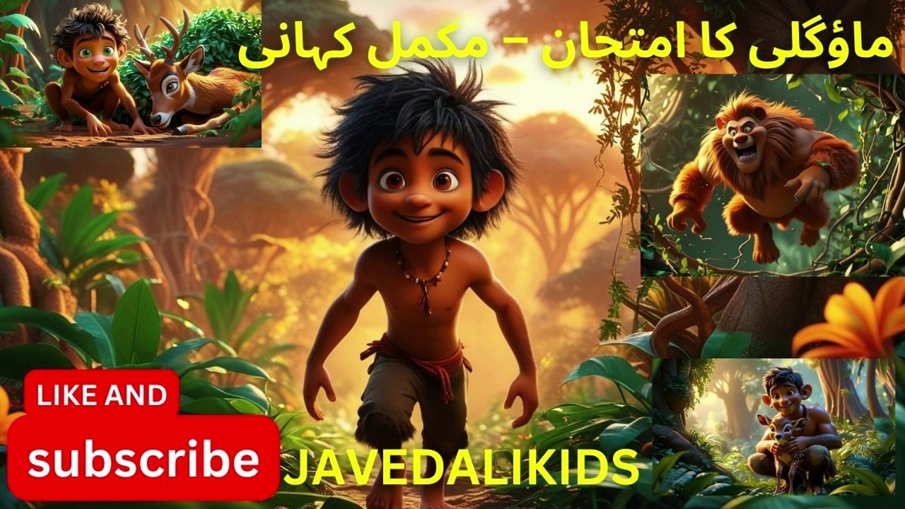 Mowgli’s Test – A Jungle Adventure with Heart, Courage, and Wisdom | Urdu Storybook