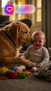 Ohhhh Cute Baby don't Cry!!! #dog #DogsOfTikTok #Puppy #goldenretriever #cutedog #doglovers