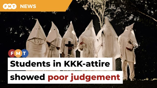 UiTM students in KKK-attire showed poor judgement, says expert