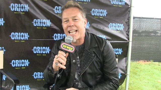 WRIF Interview: Metallica's James Hetfield at Orion Festival Detroit