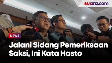 Tertawa Usai Jalani Sidang Pemeriksaan Saksi, Hasto: Masih Belajar Jadi Terdakwa