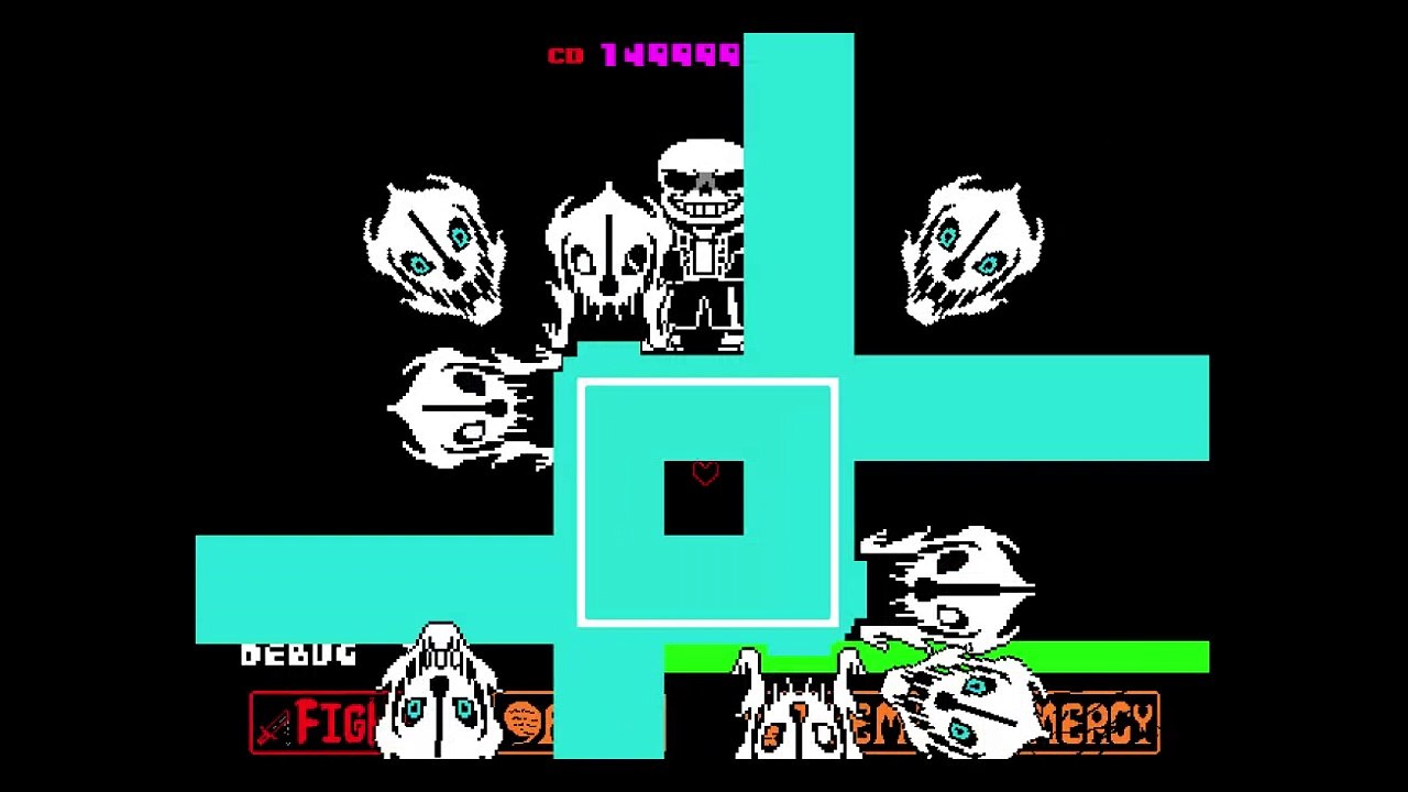 Sans Fight: Hard Mode... but I'm a god