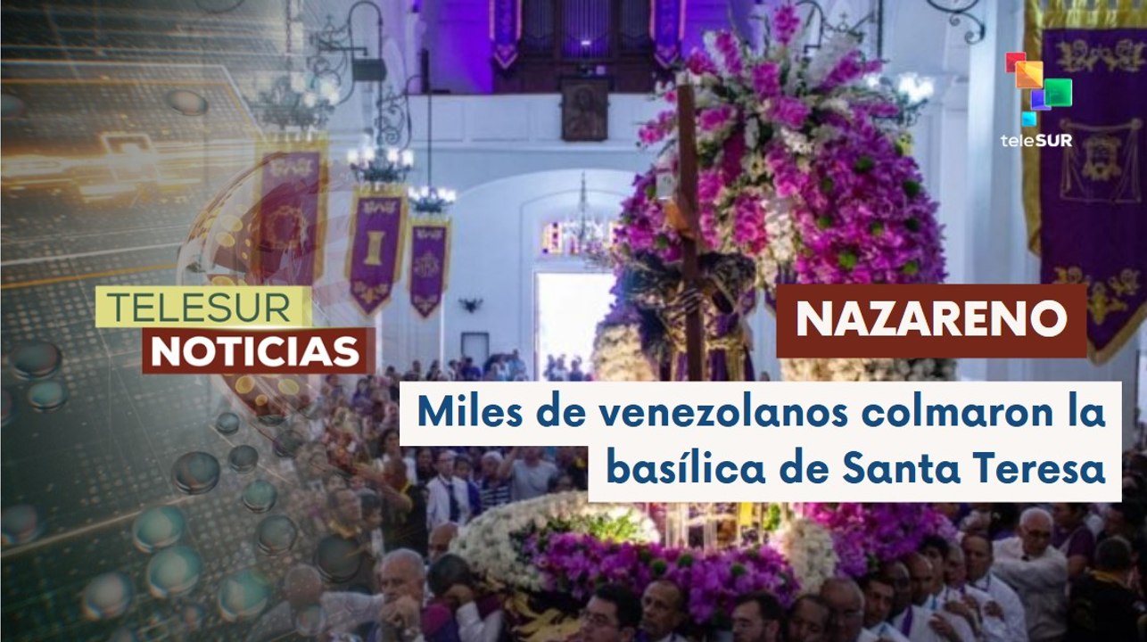 Feligreses manifiestan su fe al Nazareno de San Pablo en Venezuela
