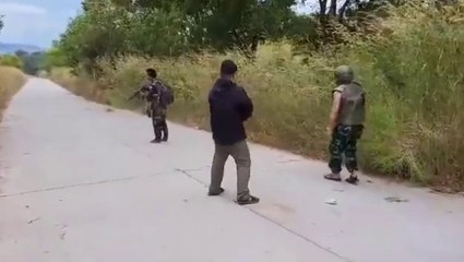 Clearning Area After Shooting - Cobra Coiumn With Allied Forces