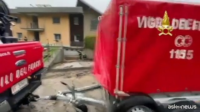 Maltempo in Piemonte, vigili del fuoco al lavoro da oltre 40 ore