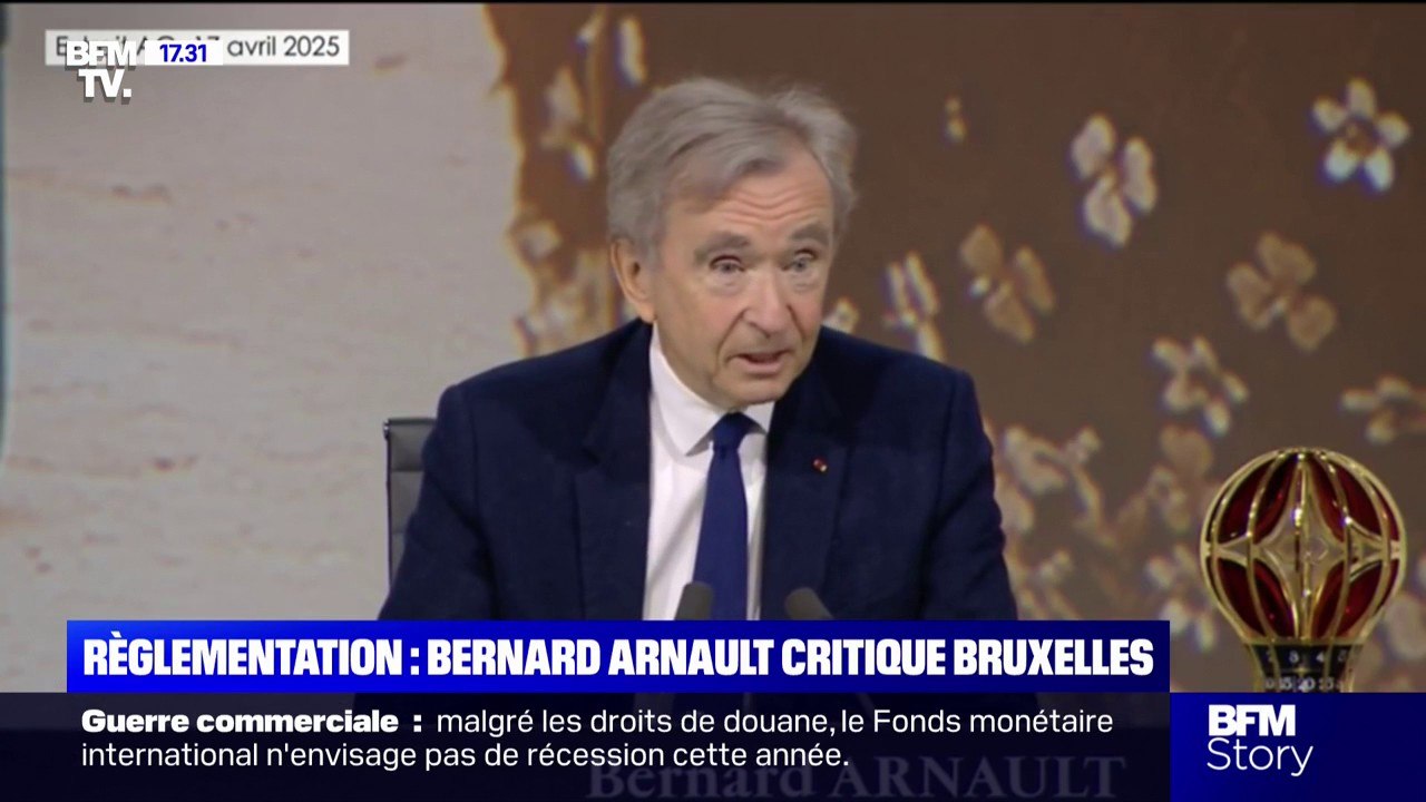 Bernard Arnault, PDG de LVMH: "L'Europe n'est pas dirigée par un pouvoir politique mais par un pouvoir bureaucratique"