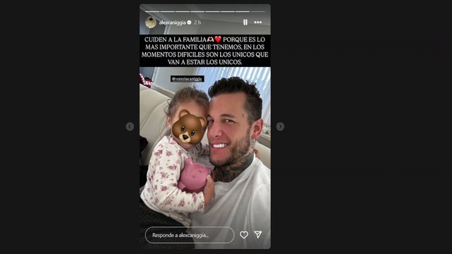 Alex Caniggia habló tras confirmarse su separacion