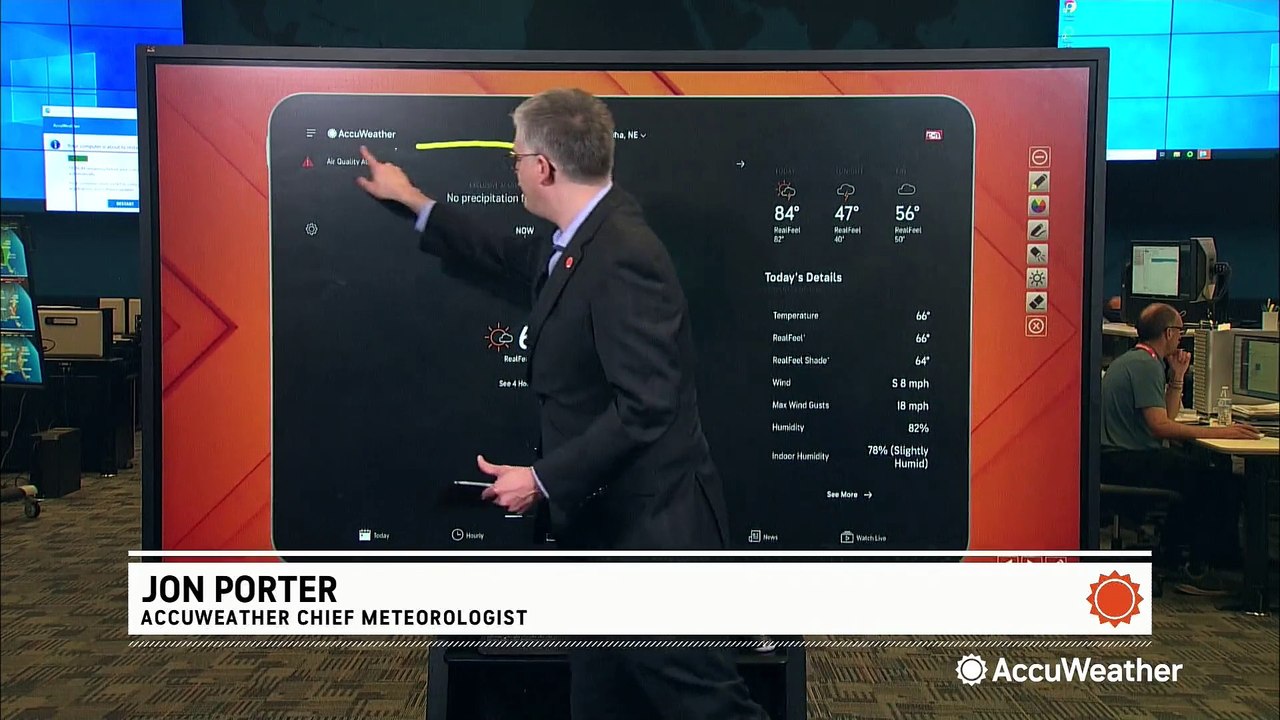 Get notified of severe weather with the AccuWeather app