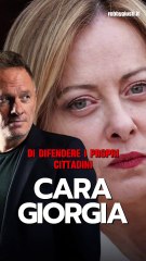 Robby Giusti - Non ne possiamo più, lettera aperta a GIORGIA MELONI (17.04.25)