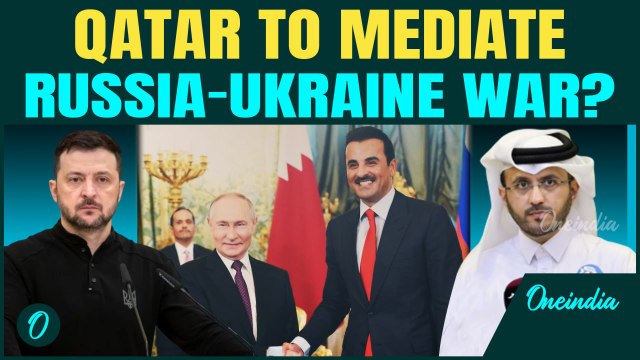 Qatar Emir Meets Putin in Moscow | Doha Offers to Mediate Ukraine-Russia Peace Talks | WATCH