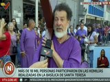 Más de 18 mil devotos al Nazareno de San Pablo visitaron la Basílica de Santa Teresa