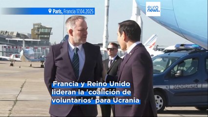 Rubio y Witkoff se reúnen en París con representantes europeos para abordar el futuro de Ucrania