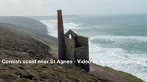 Dramatic Cornish coast near St Agnes - Video by Andrew Townsend