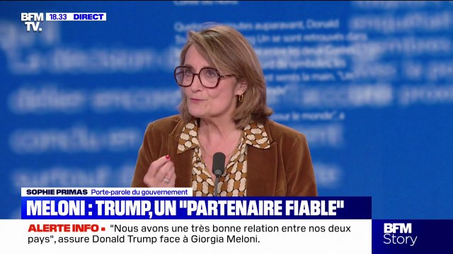 Relations avec les États-Unis: Partenaire fiable, (...) je n'irais peut-être pas jusqu'à ce terme , affirme Sophie Primas