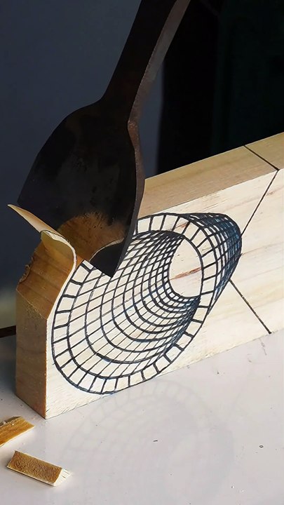 😱 So Satisfying Wood Carving