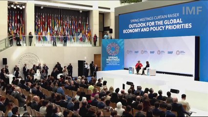 Georgieva en la reunión del FMI