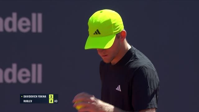 Barcelone - Davidovich Fokina enchaîne bien