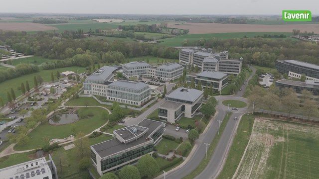 Le Brabant wallon vu du ciel : Le parc de l’Alliance à Braine-l’Alleud