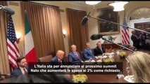 Meloni: Italia più 2% spesa Nato. Trump a giornalisti: mai abbastanza