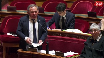 Francis Szpiner (LR) prend la parole au Sénat sur la justice des mineurs