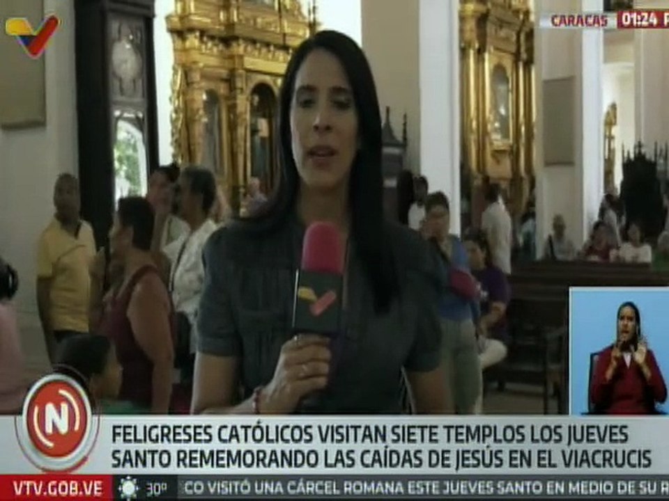 Visitar los 7 templos representa las siete virtudes y las siete caídas de Jesús en el viacrucis