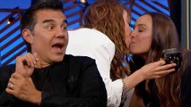 ¡Se puso nervioso! Adrián Uribe reacciona al beso entre Natalia Téllez y Consuelo Duval