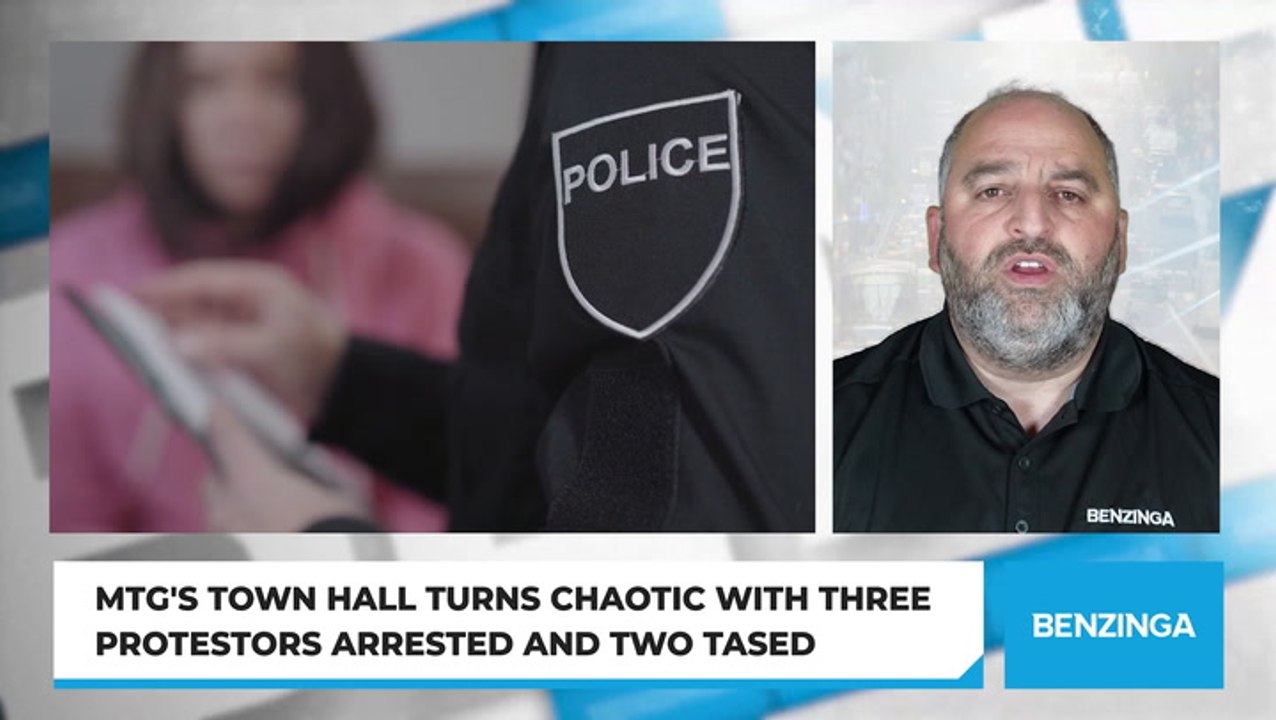 MTG's Town Hall Turns Chaotic With Three Protestors Arrested And Two Tased