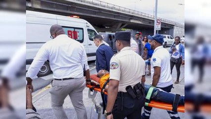 Harán cirugía a hombre que se quedó atascado en Metro de Santo Domingo