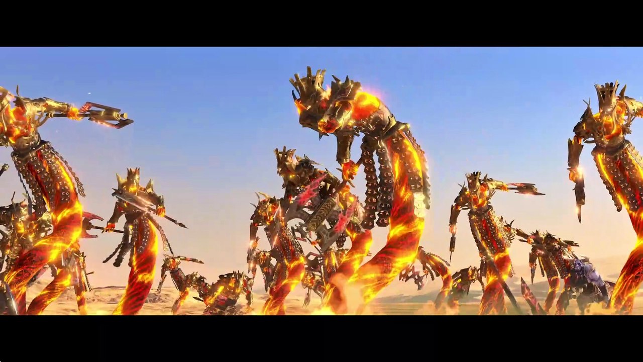 Desert Heat - TOMB 👑 KINGS  v⚔️s CHAOS 🔥 DWARFS - Total War_ Warhammer 3 Cinematic Battle