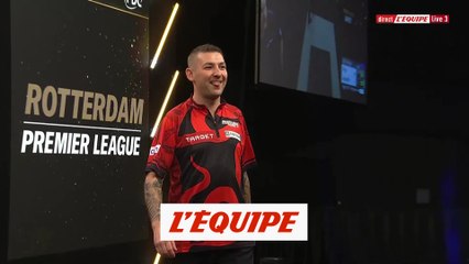Nathan Aspinall termine une manche sur un 170 - Fléchettes - Premier League à Rotterdam