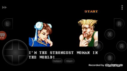 Street Fighter II Turbo: Hyper Fighting Chun-li vs Guile luta completa